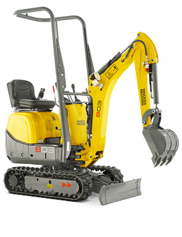 Miniescavadeira WACKER 803 W