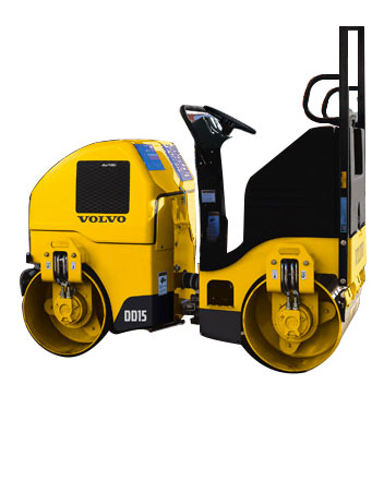 Compactador de Rolo 1 ton VOLVO DD15  Diesel